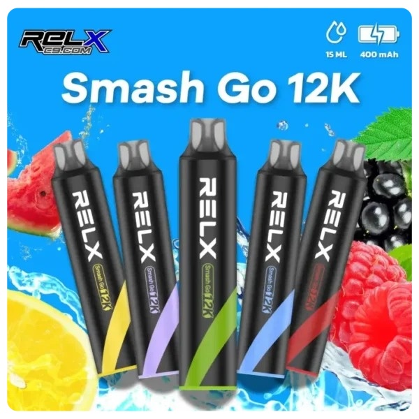 RELX Smash Go12000口 悅刻一次性電子煙 relx專賣 正品現貨 日期新鮮 09/02
